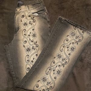 Baccini Floral Jeans